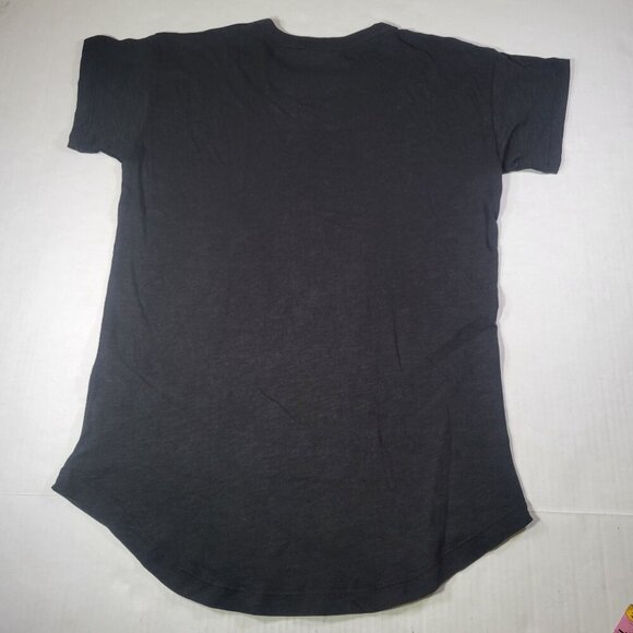 Madewell Women Black Classic Casual Cotton Crewneck T-Shirt Size XXS - Picture 7 of 7